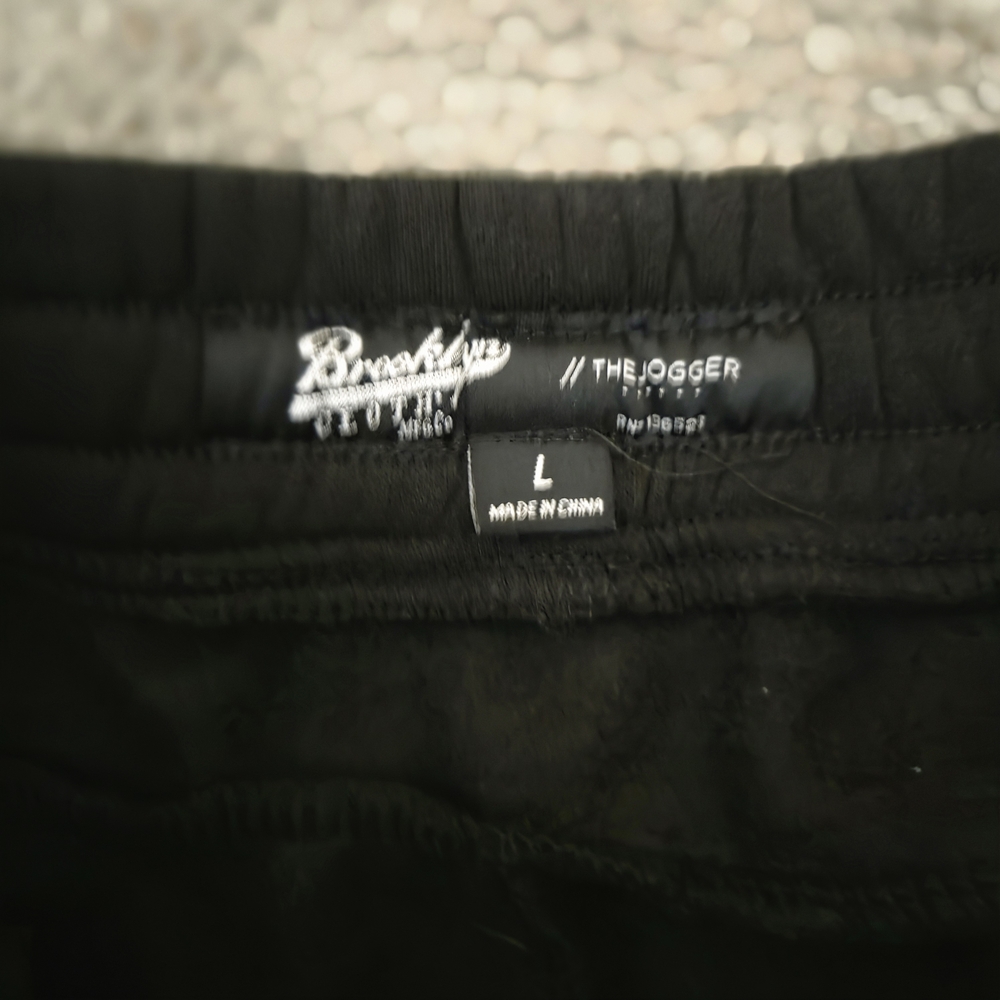 Brooklyn Cloth Black Joggers with Colorful Graphics - Picture 2 of 3